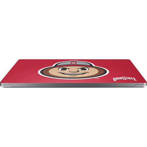 Ohio State University OSUBuckeyes Light Grey Universal Laptop 12in (9.8 x 6.8in) Skin